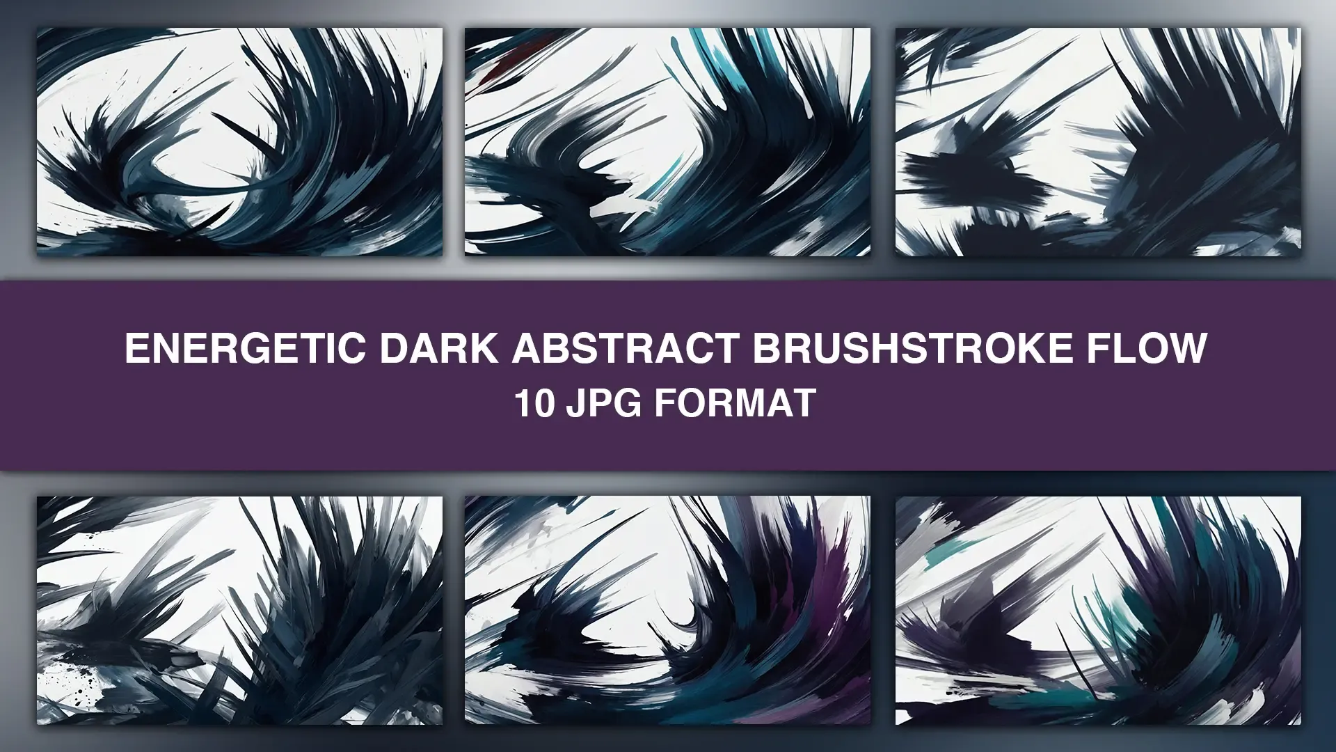 Energetic Dark Abstract Brushstroke Flow Background Images